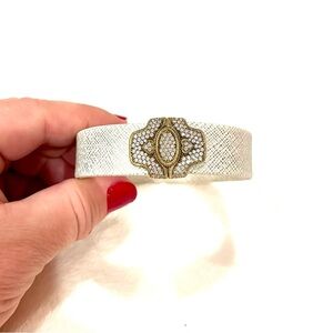 Judith Ripka Leather Bracelet